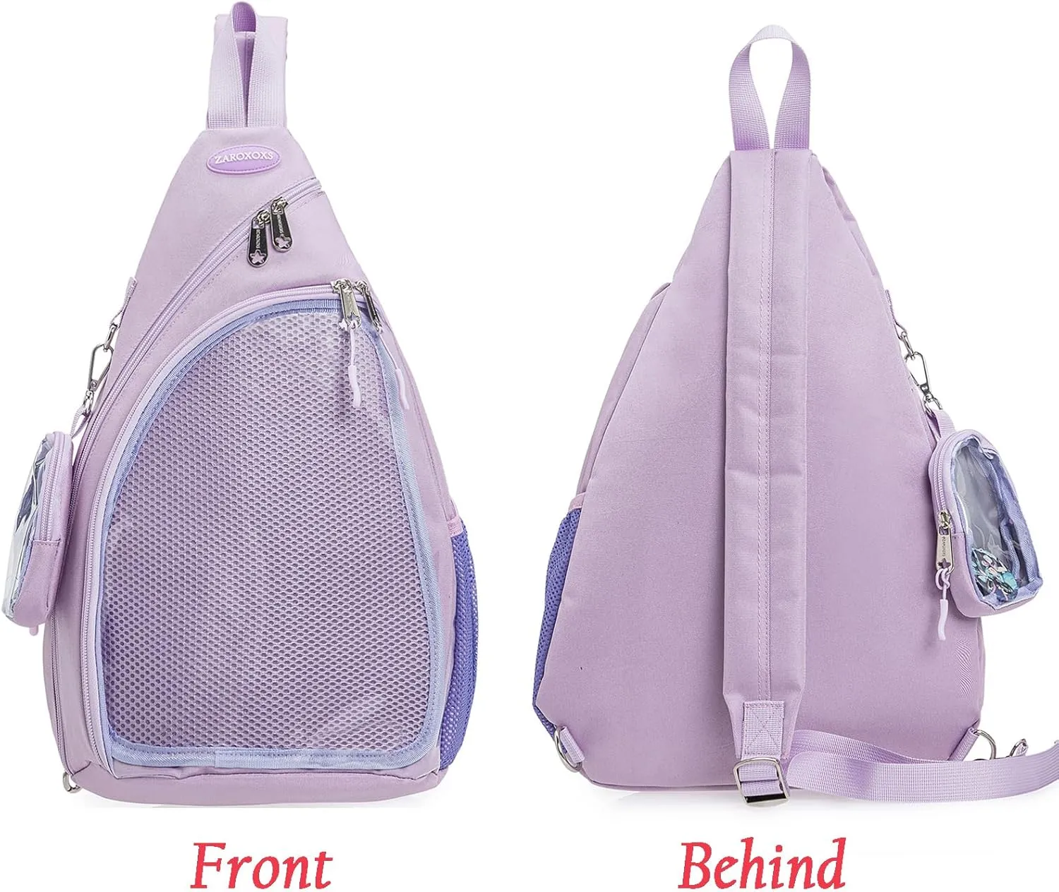 Mens Womens Oxford Ita Bag Pin Display Chest Pack Single Shoulder Bag Sport Backpack Packs Hiking Daypack