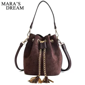 Messenger Handbags Mini Handbag Crossbody Tassel Bucket Bags PU Womens Cute 2019 Dream Small Mara's Bag Bolsos Functional Leather Rich collection Organizer