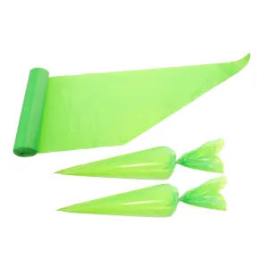Mikikit Piping Bag 50pcs Grout Bags for Building Masonry Tools Tile Grout Trimable Tip