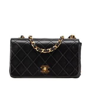 Mini CC Quilted Lambskin Full Flap
