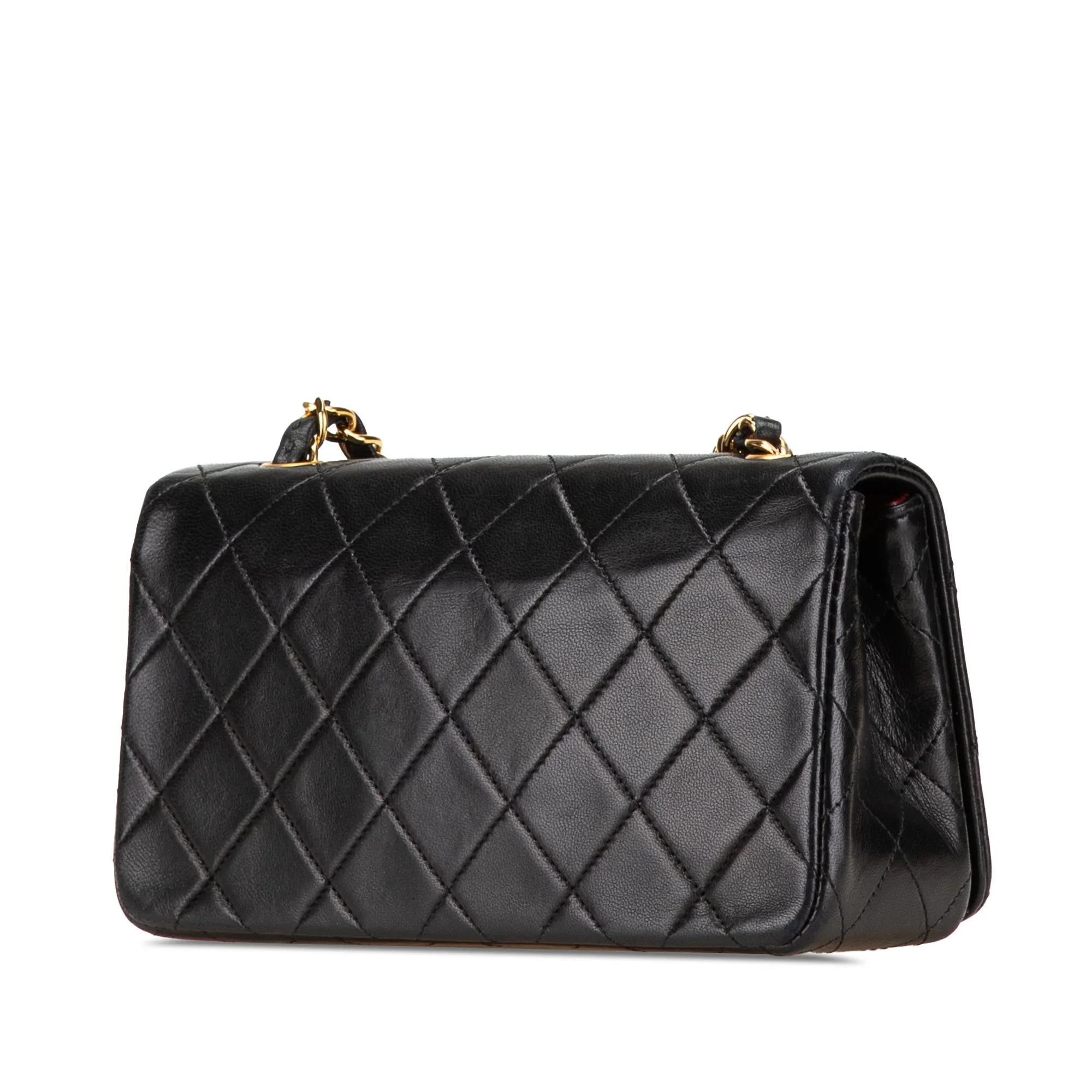 Mini CC Quilted Lambskin Full Flap