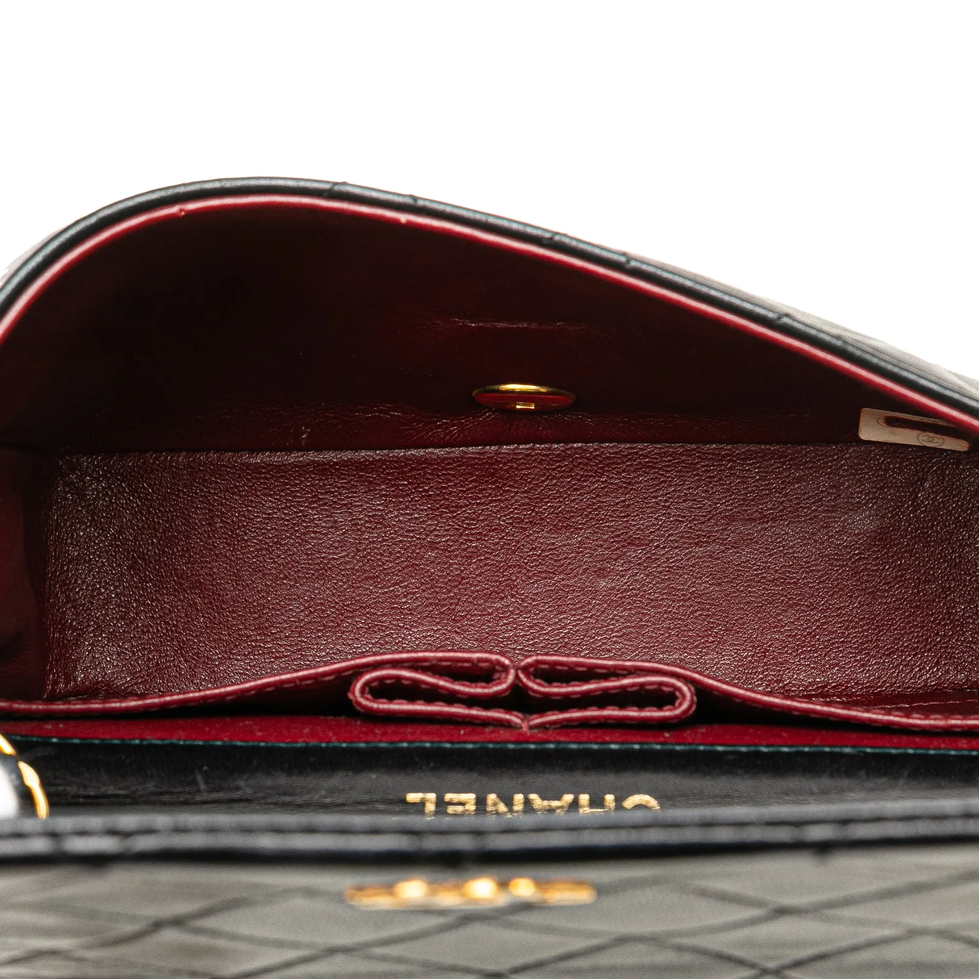 Mini CC Quilted Lambskin Full Flap