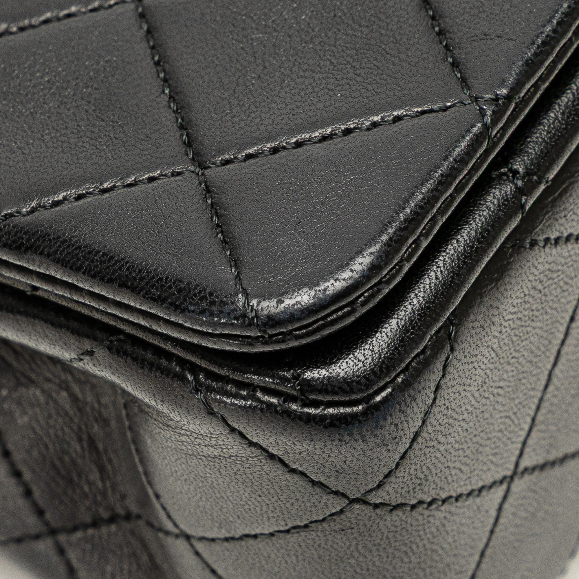 Mini CC Quilted Lambskin Full Flap