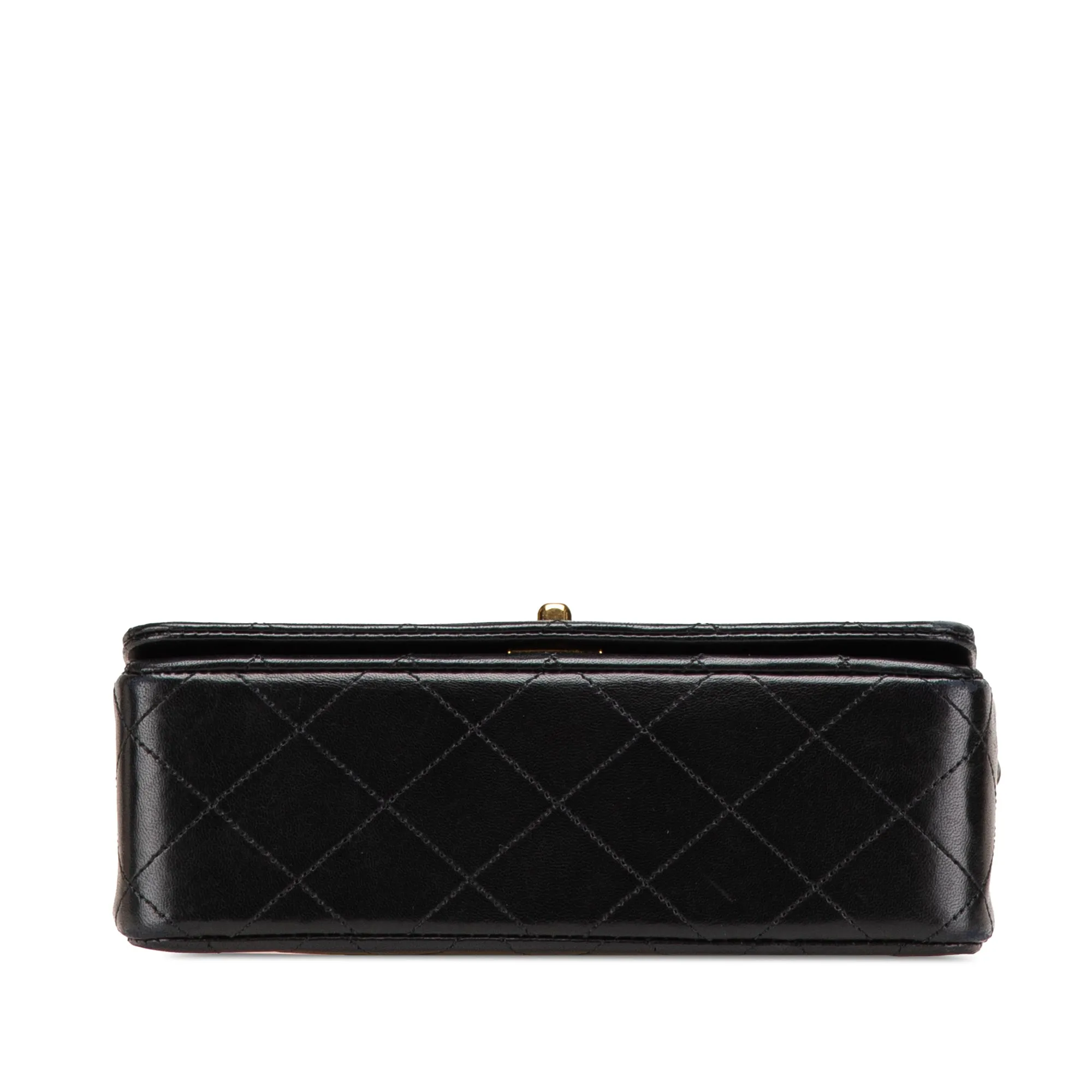Mini CC Quilted Lambskin Full Flap