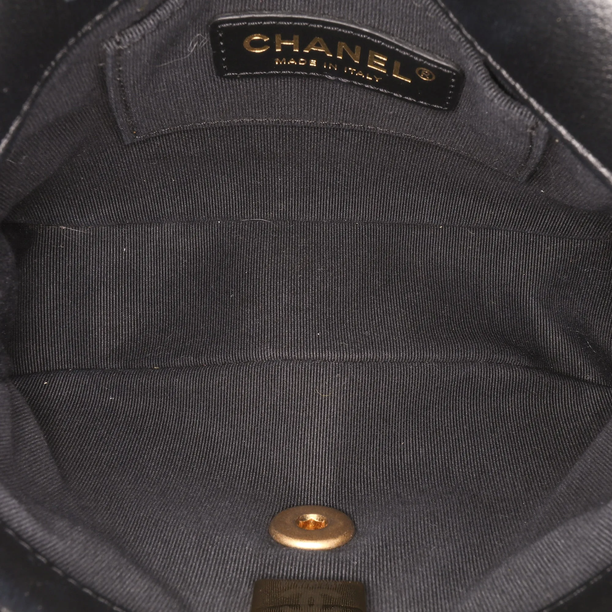 Mini Quilted Lambskin Lacquered Chain Flap
