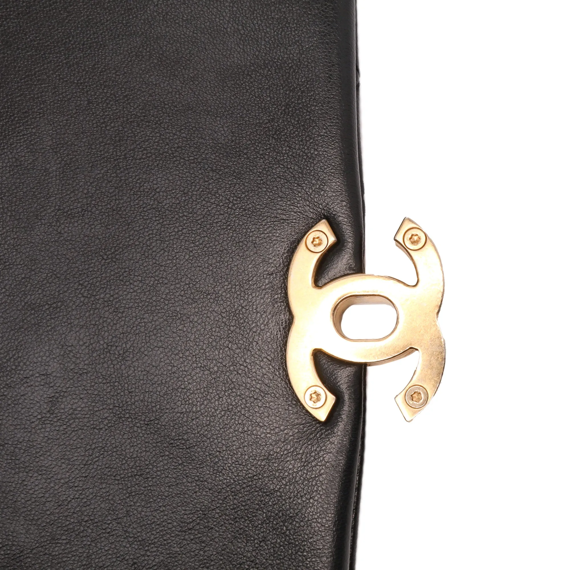 Mini Quilted Lambskin Lacquered Chain Flap