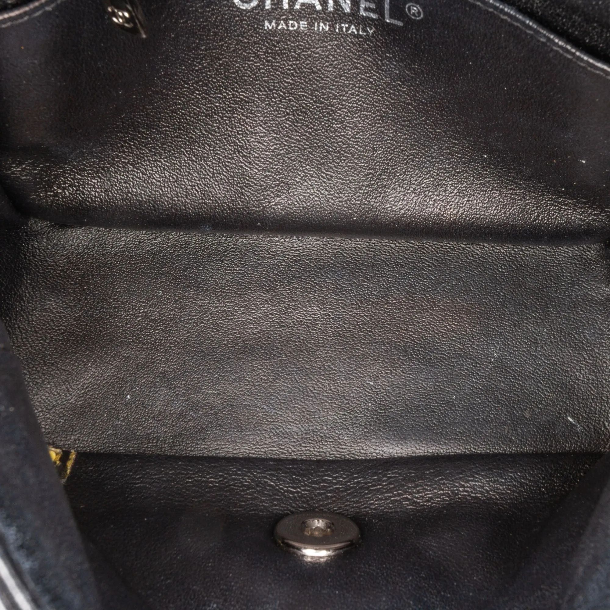 Mini Square Classic Patent Single Flap