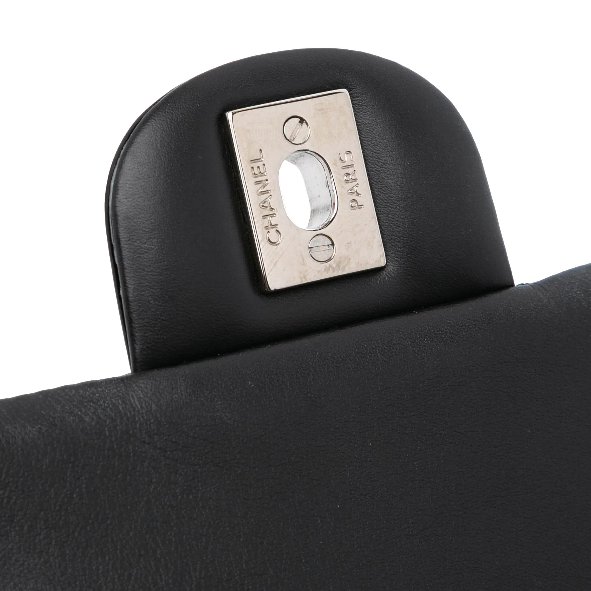 Mini Square Classic Patent Single Flap