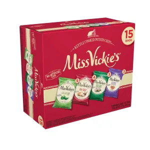 Miss Vickie’s Kettle Cooked Potato Chips Multipack, 15 Pack