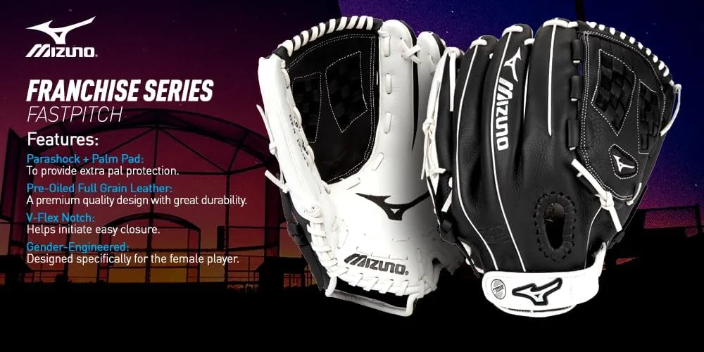 Mizuno Adult Softball Infield Mitt - Franchise FP - Brown