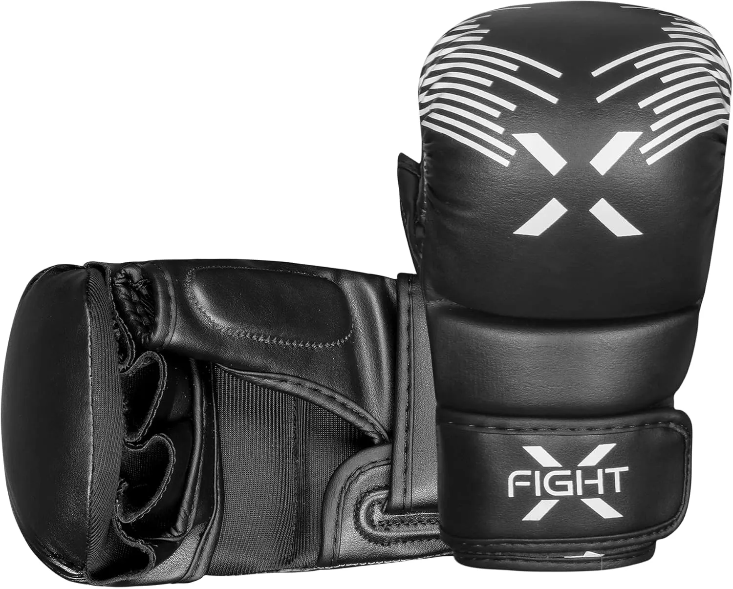 MMA Gloves for Men & Women - Premium Quality Sparring With Open Palms - Perfect for UFC, Martial Arts, Muay Thai, Punching & Kickboxing - Multipurpose