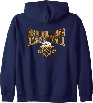 Montana State Billings Yellowjackets Basketball Year Zip Hoodie
