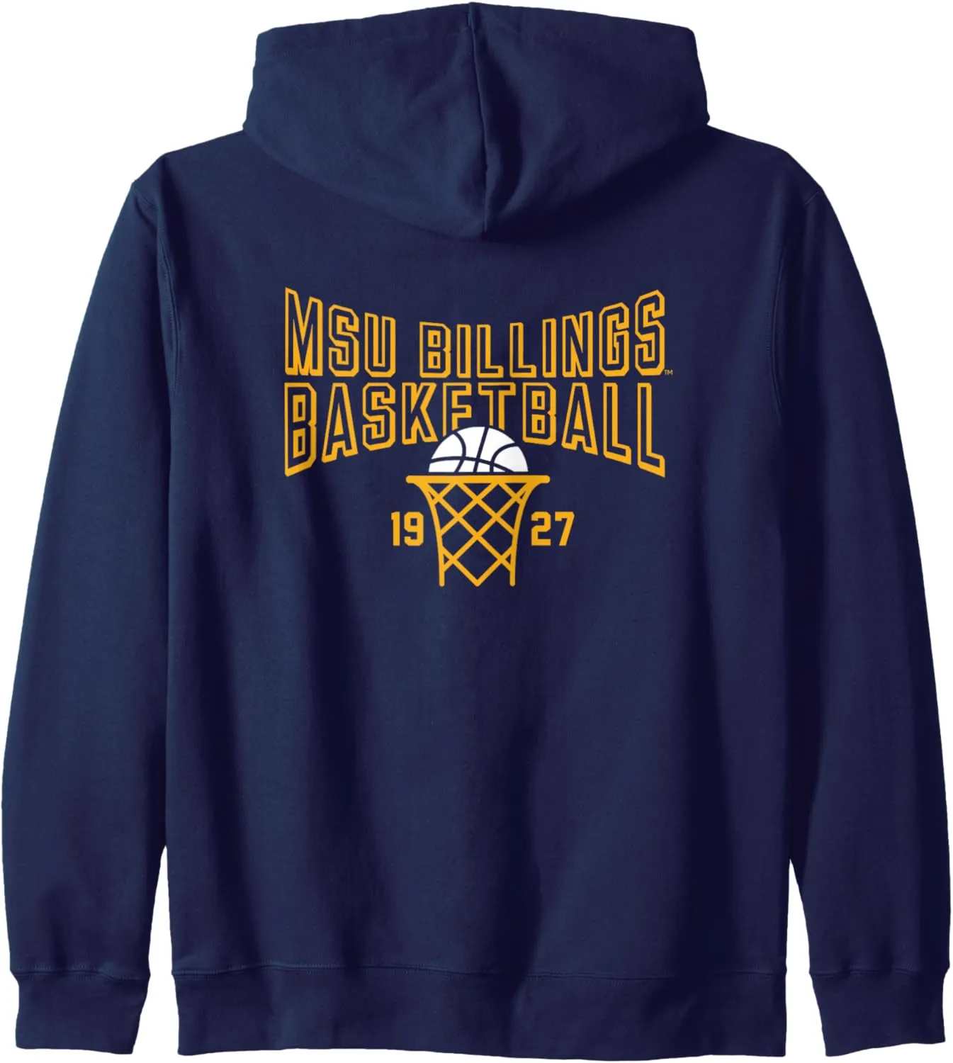 Montana State Billings Yellowjackets Basketball Year Zip Hoodie