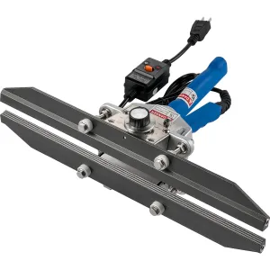 Mophorn Heat Crimp Sealer FKR-400 16" Bag Crimper 500W/110V Portable Hand Held Heat Crimper Sealer w/ 0-250? Temperature Control For Mylar Bag,Foil Bag, Cellophane Bag, Kraft Paper Bag, BOPP Bag