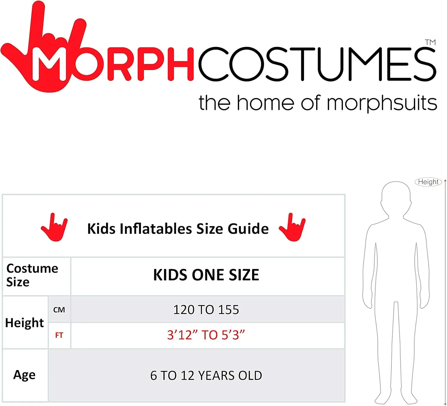 Morph boys Mega Kids Fancy Dress
