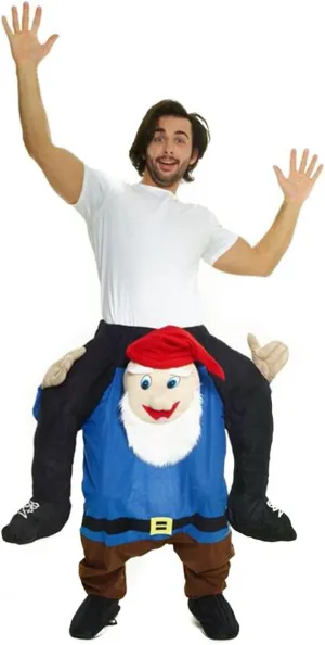 Morph Costumes Piggyback Funny Illusion Ride On Riding Carrying Halloween Costumes