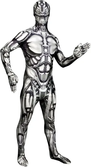 Morphsuits Android Costume Futuristic Bodysuit, Robot Costume Adult Men, Futuristic Clothing, Robot Costume Adult