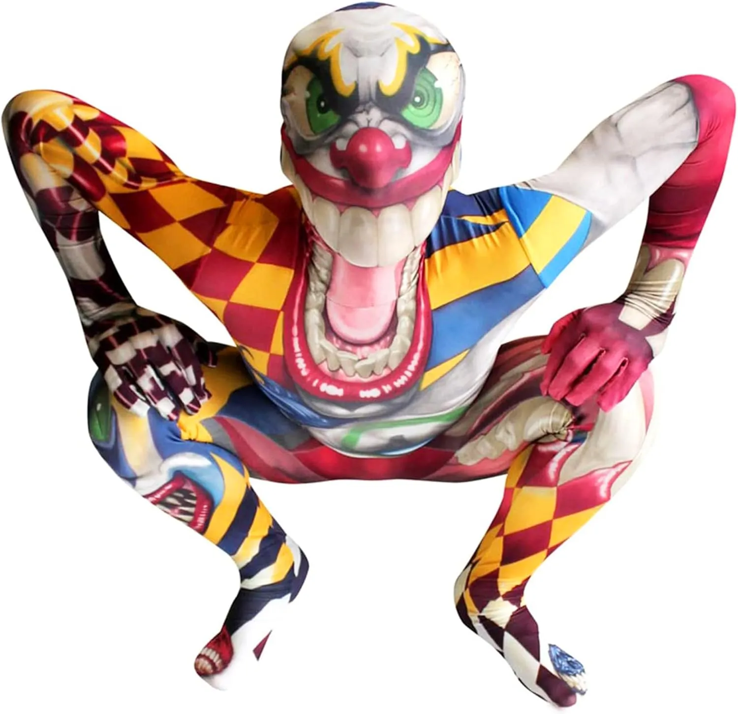 Morphsuits Clown Costume for Kids, Killer Clown Halloween Outfit for Boys, Fun Circus Dress-Up