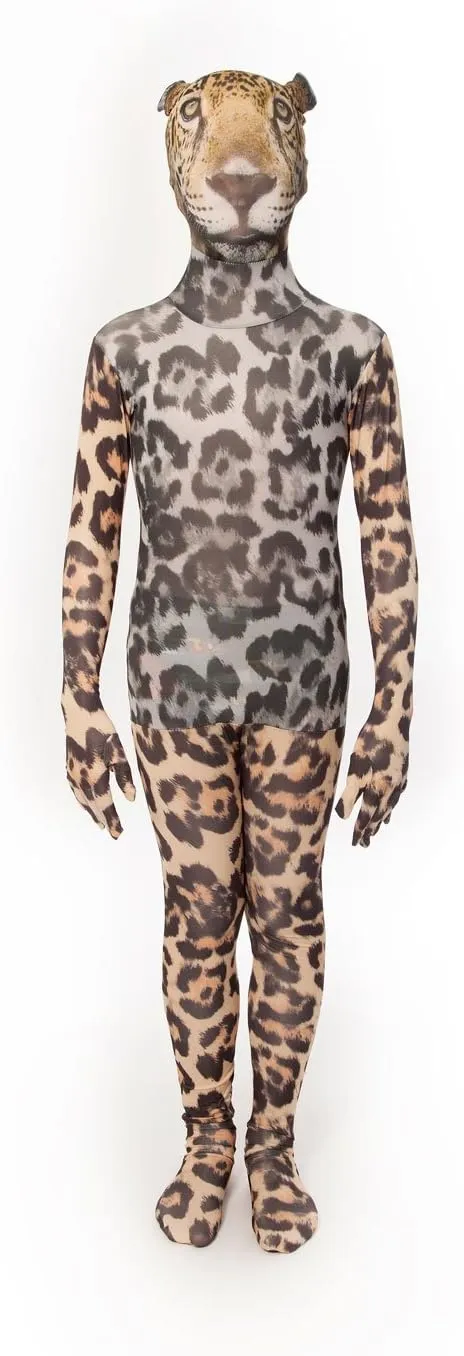 Morphsuits Kids Jaguar Animal Costume, Cheetah Costume for Girls, Leopard Costume
