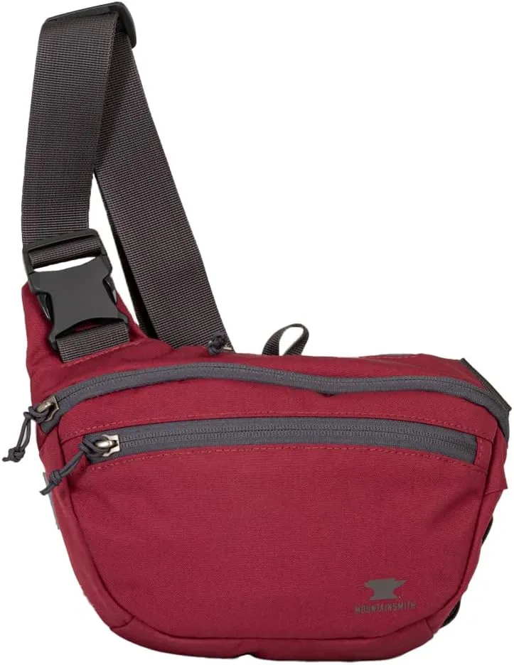 Mountainsmith Knockabout Lumbar Waist and Fanny Pack Hybrid Crossbody Shoulder Multi-Sport Sling Bag with Pockets and Headphone Port