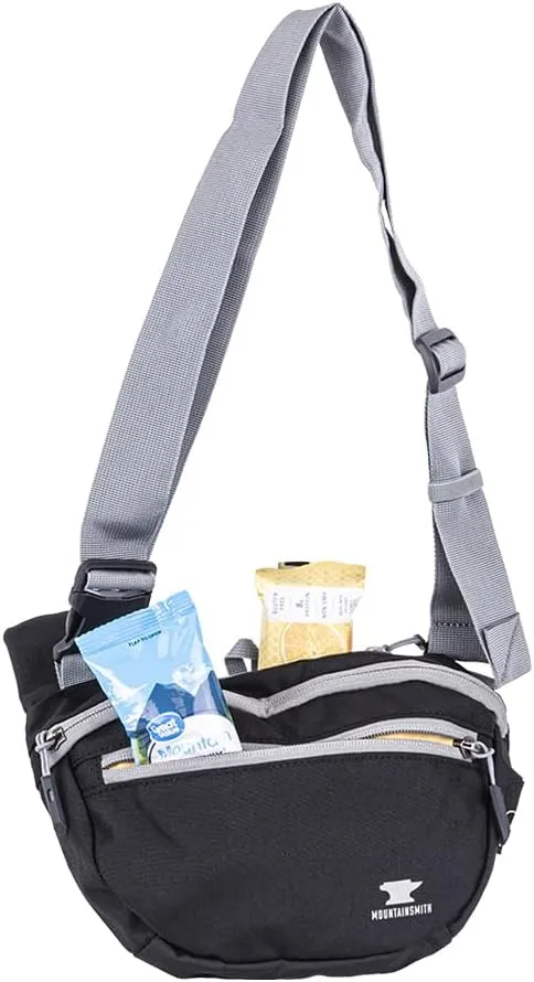 Mountainsmith Knockabout Lumbar Waist and Fanny Pack Hybrid Crossbody Shoulder Multi-Sport Sling Bag with Pockets and Headphone Port