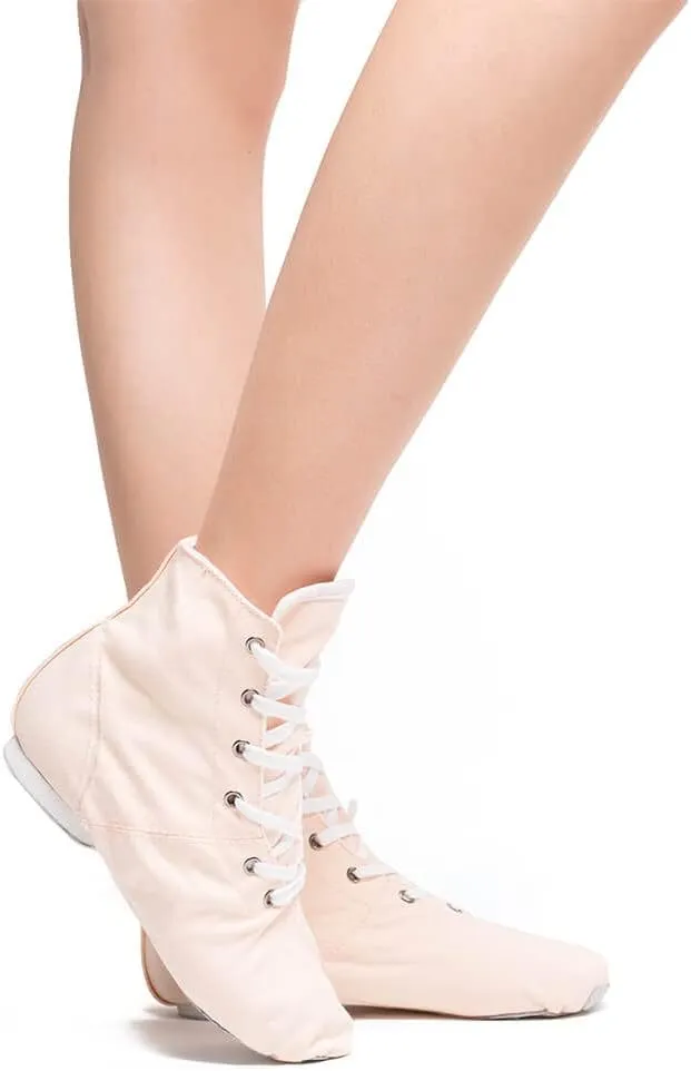 MSMAX Jazz Dance Shoes for Girls Lace-up Dancing Ballet Boots Sneakers for Boys