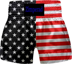 Muay Thai Shorts -Boxing Trunks- MMA Pants Workout Kickboxing Gym Clothing