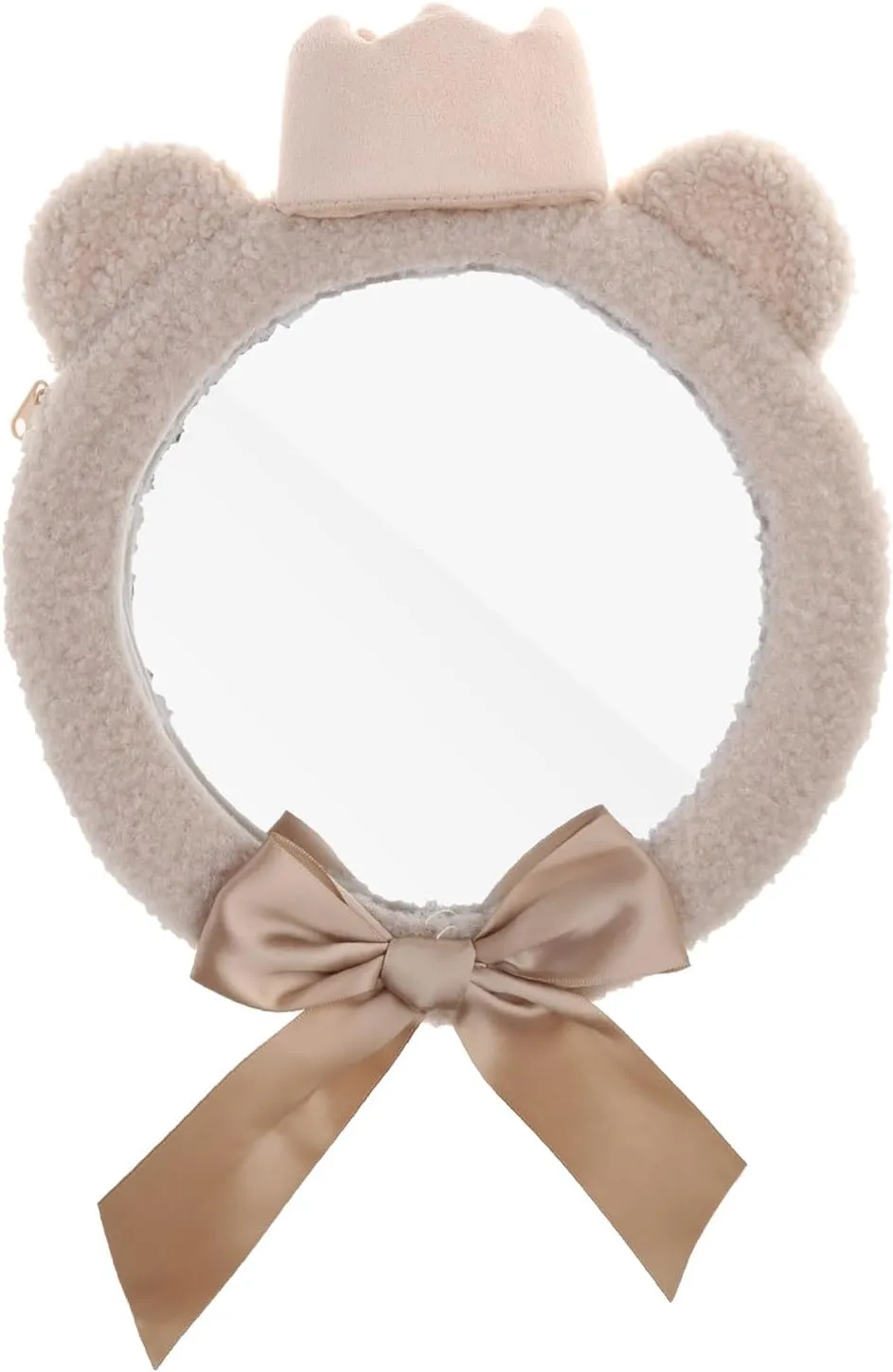 Muloo Cute Bear Crown Baby Observation Safe Seats Rearview for Parents, Multi functional and Portable, Approx.26cm/10.24in, As The Picture Shows