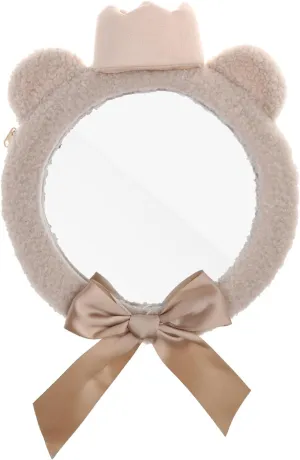 Muloo Cute Bear Crown Baby Observation Safe Seats Rearview for Parents, Multi functional and Portable, Approx.26cm/10.24in, As The Picture Shows