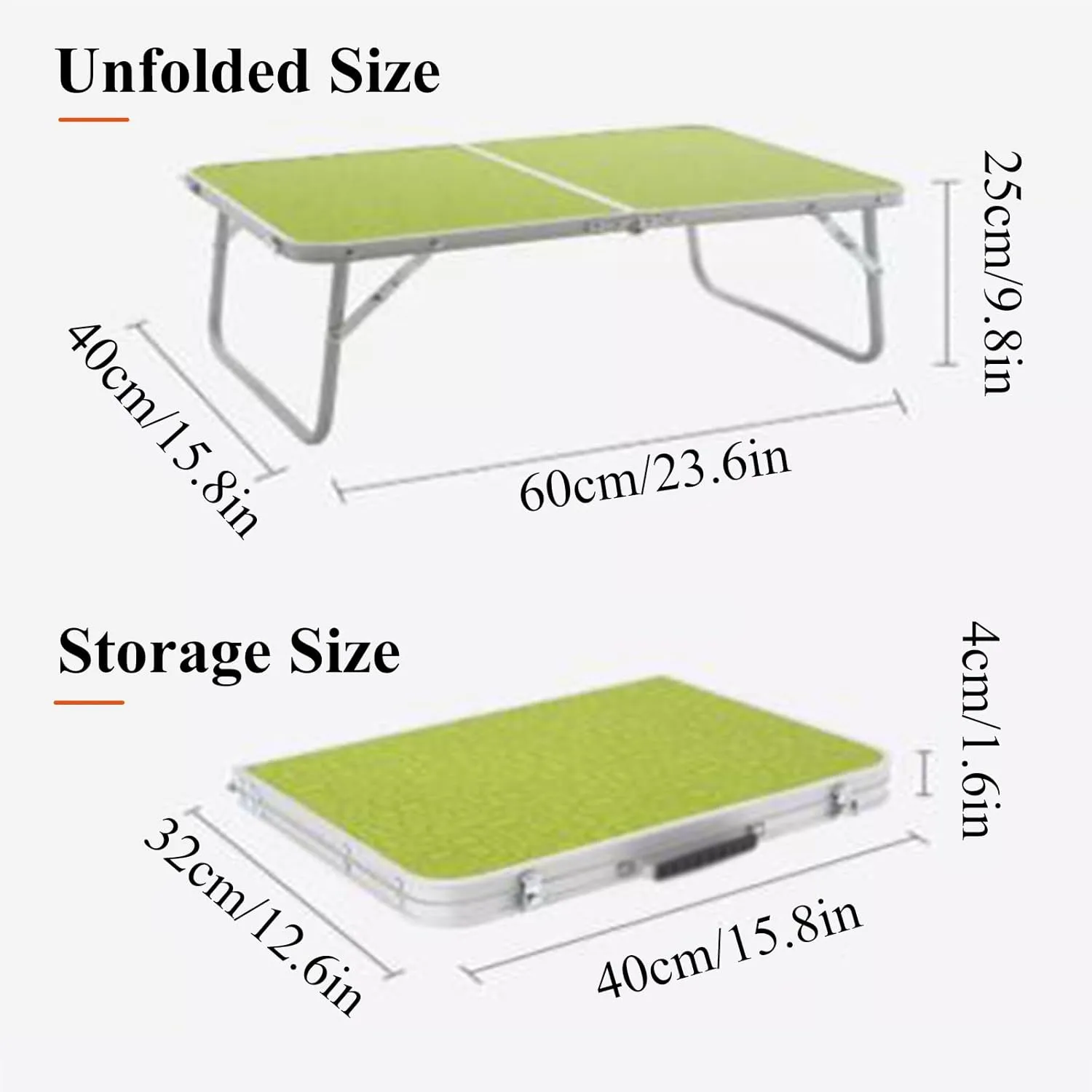 Multi-Functional Camping Table Installation Folding Picnic Table Fold-in-Half Camping Table Ultralight Compact Frame for Camp