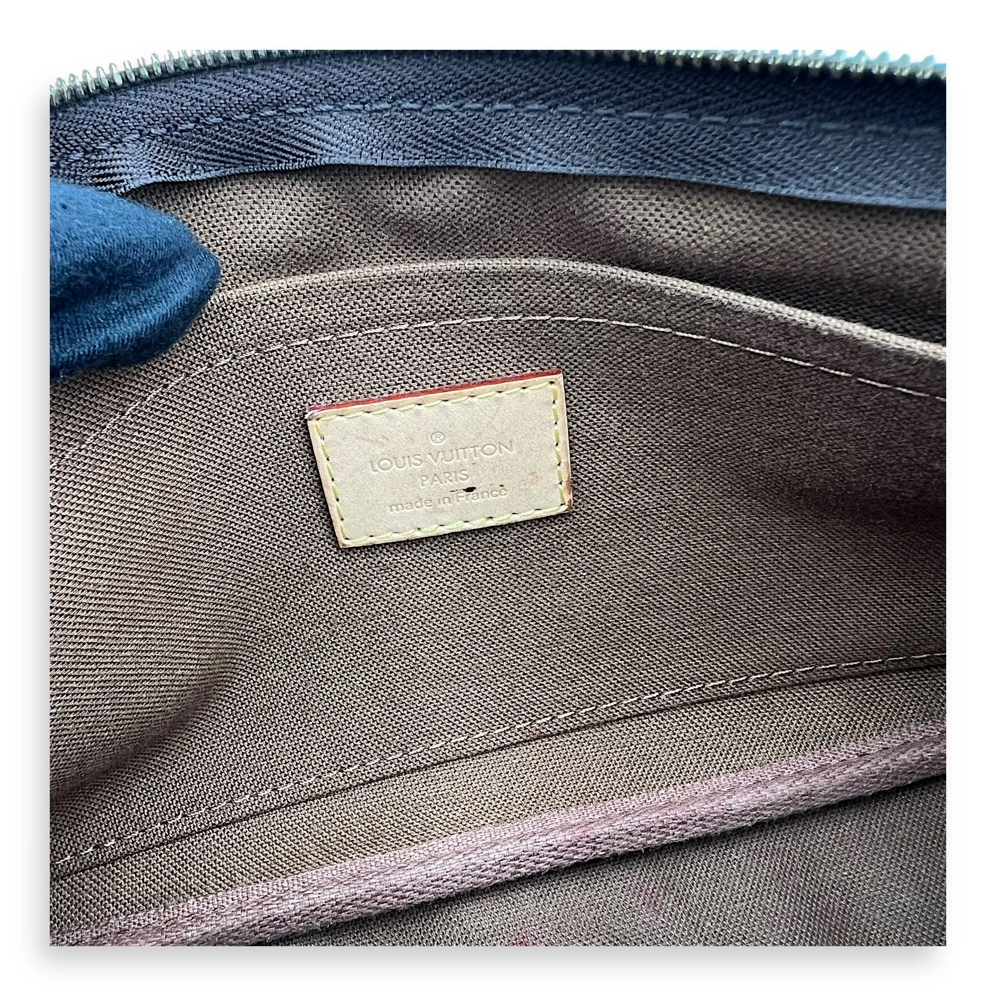 Multi-Pochette Accessoires Crossbody Bag Brown in Monogram Coated Canvas, Gold hardware