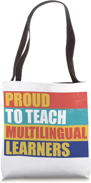 Multilingual Teacher ESOL Linguist Language ESL Teaching Tote Bag
