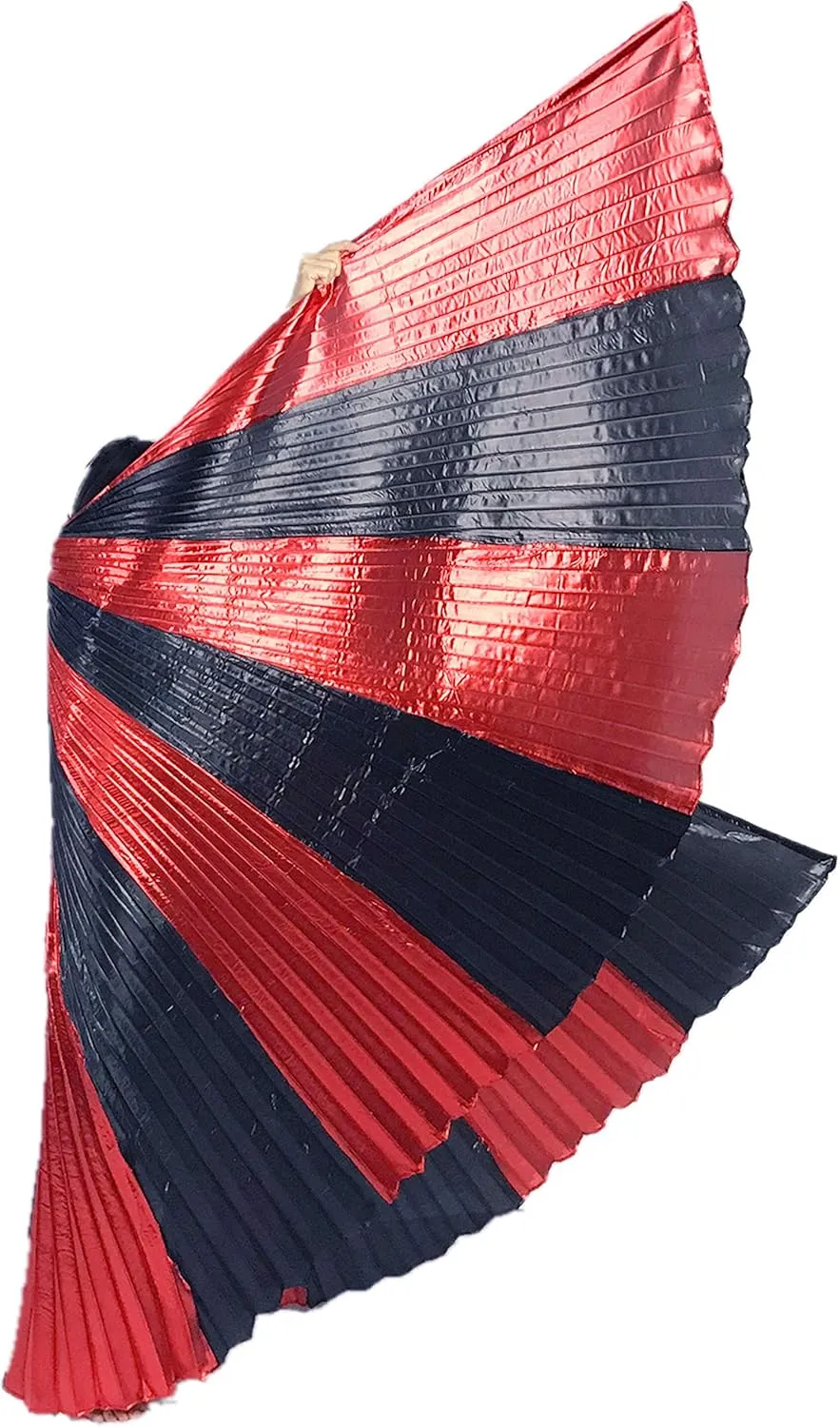 MUNAFIE Belly Dance Isis Wings with Sticks for Adult Belly Dance Costume Angel Wings for Halloween Carnival Performance