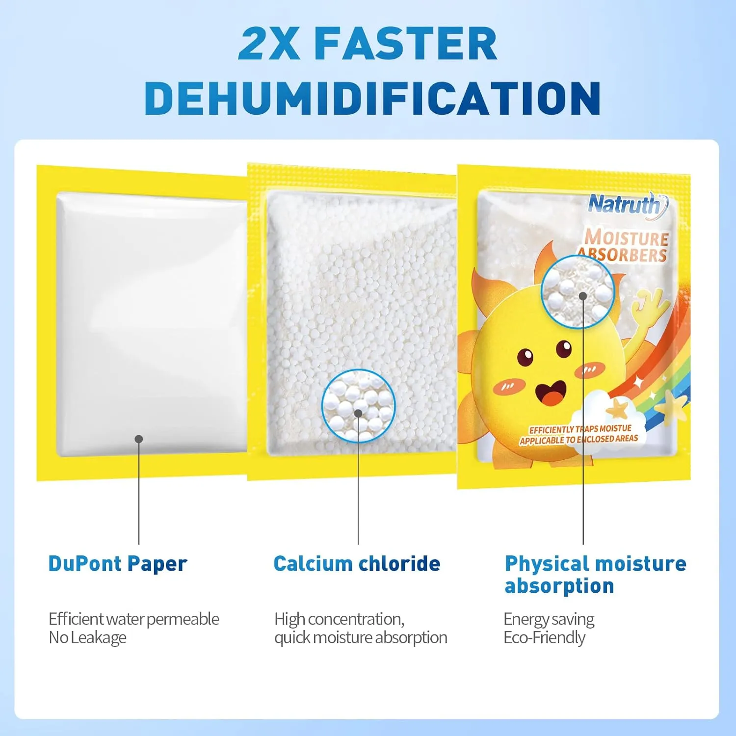 NATRUTH 12-PACK Moisture Absorber Bags with Lavender, Drawer Dehumidifier Home Desiccant Small Bag Use for medicine boxes, underwear boxes, Eliminates Odors, Closet Dehumidifier Bags for Small spaces