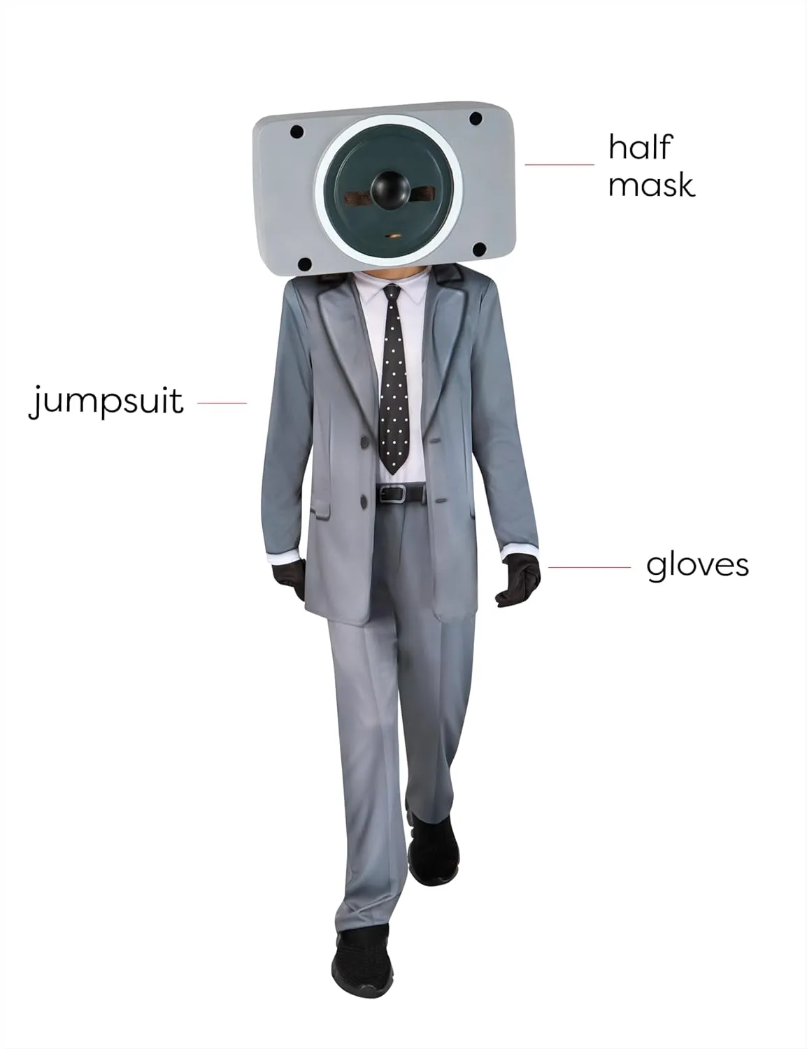 NECA Child's Skibidi Toilet Speakerman Costume