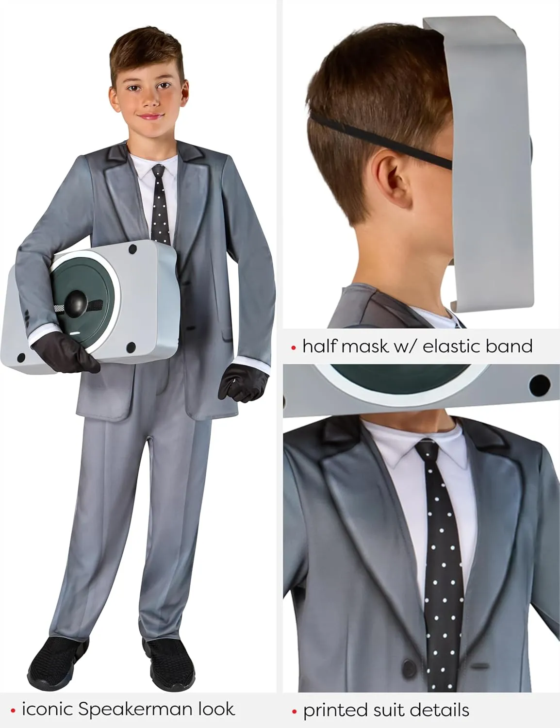 NECA Child's Skibidi Toilet Speakerman Costume