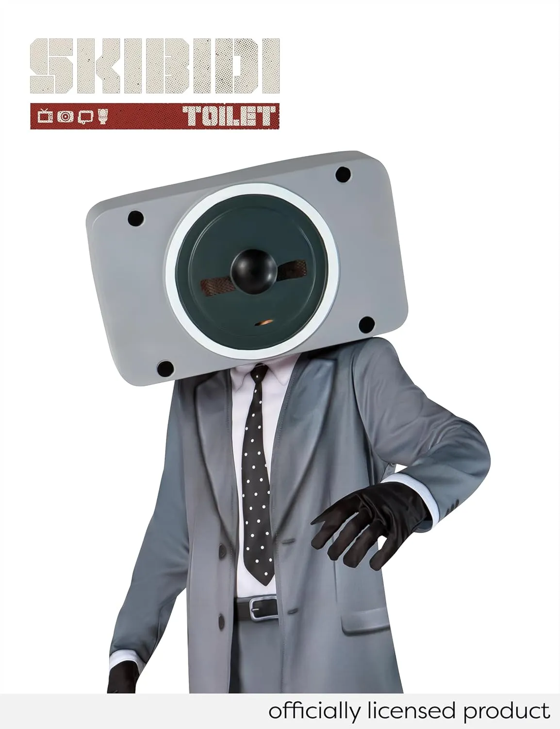 NECA Child's Skibidi Toilet Speakerman Costume