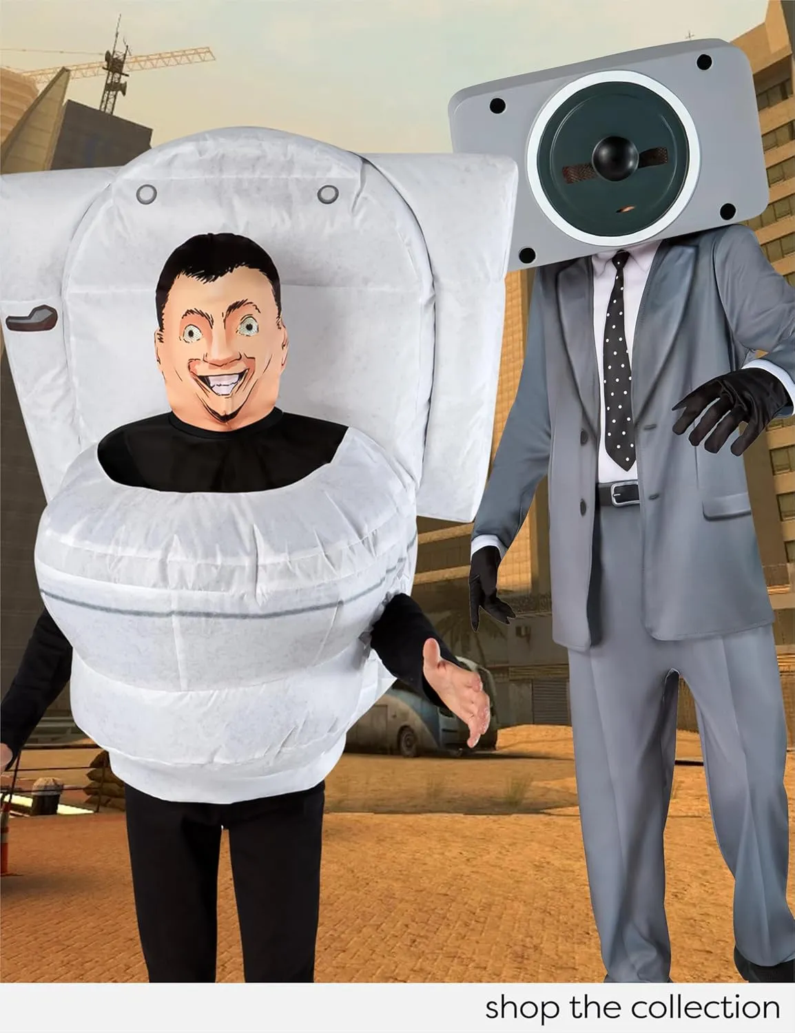 NECA Child's Skibidi Toilet Speakerman Costume