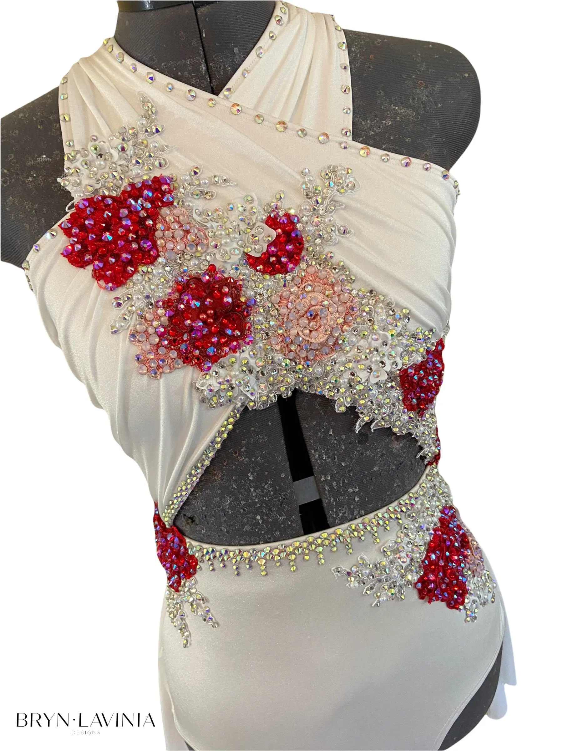 NEW Adult Medium white ready-to-ship lyrical costume
