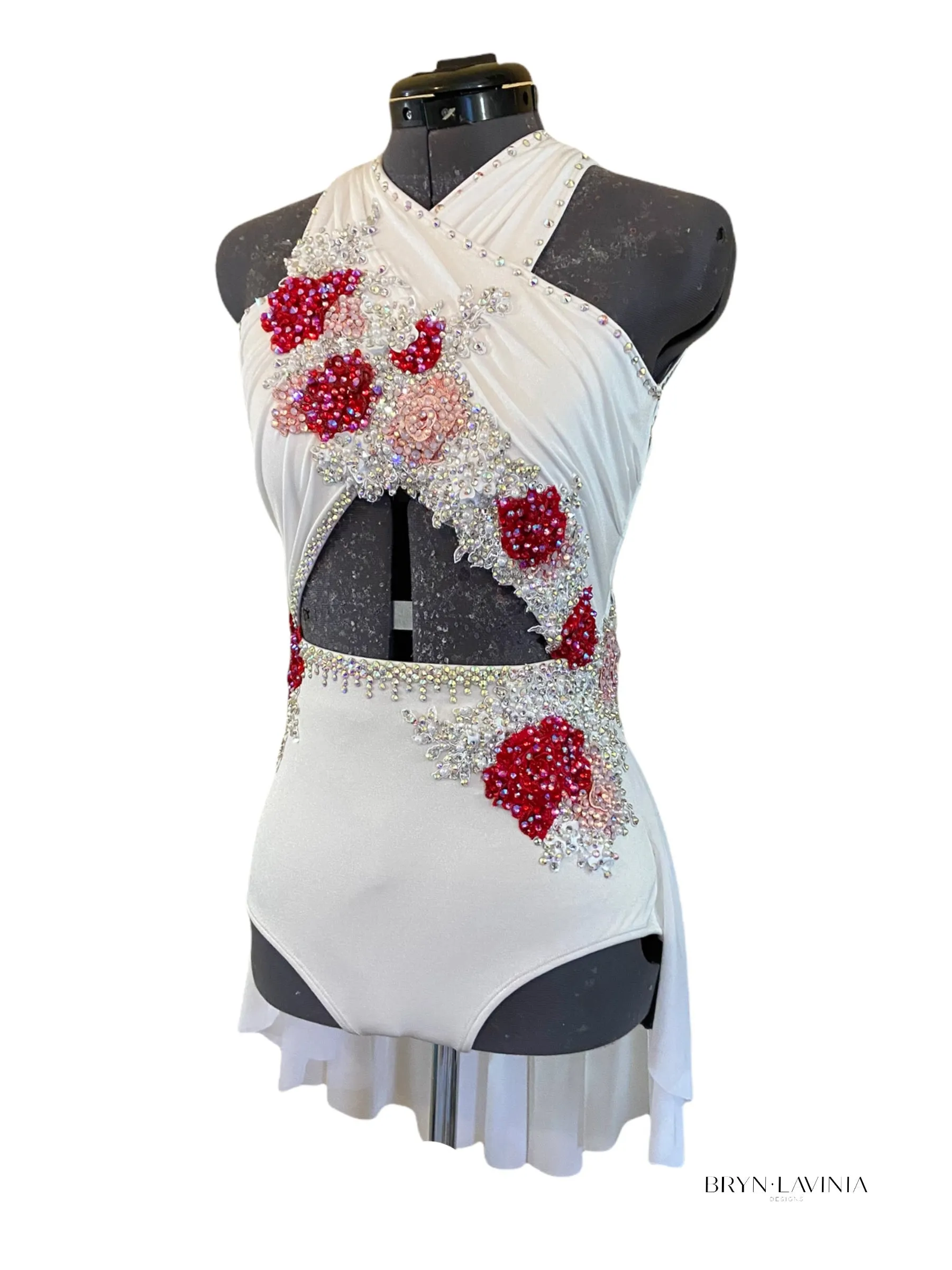 NEW Adult Medium white ready-to-ship lyrical costume