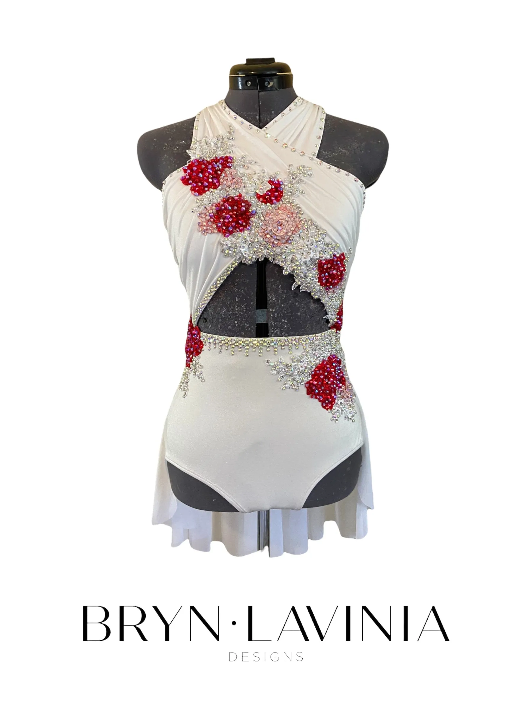 NEW Adult Medium white ready-to-ship lyrical costume