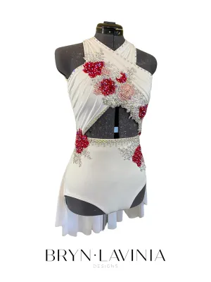 NEW Adult Medium white ready-to-ship lyrical costume