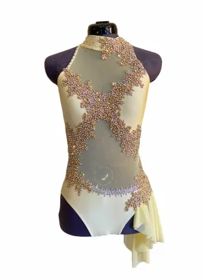 NEW AXS pale yellow ready-to-ship lyrical costume