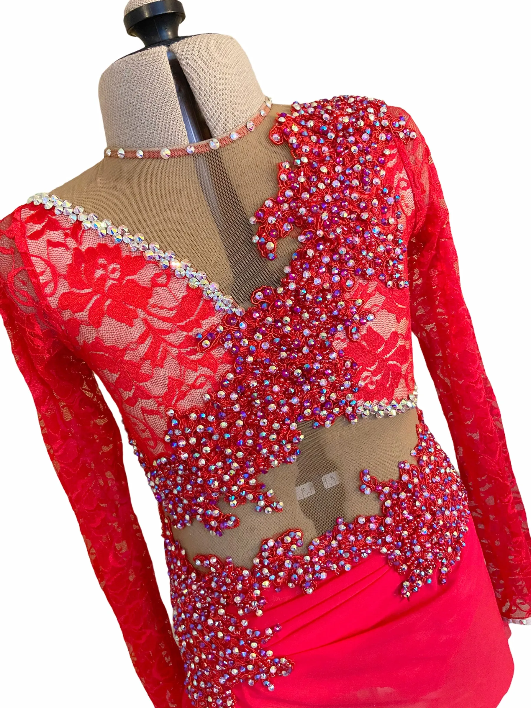 NEW CXL red ready-to-ship lyrical costume