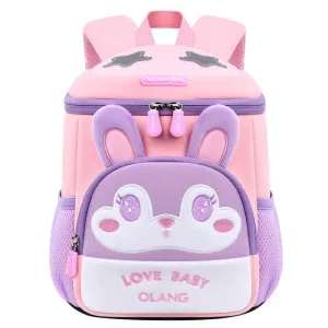 NIYO TOYS Waterproof Children's Schoolbag - Cute Bunny Design