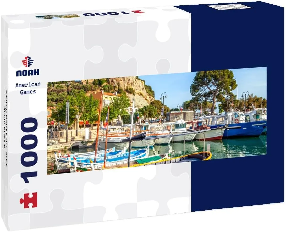 Noah Jigsaw Puzzle Fishing Harbor of Cassis, South France 1000 Pieces