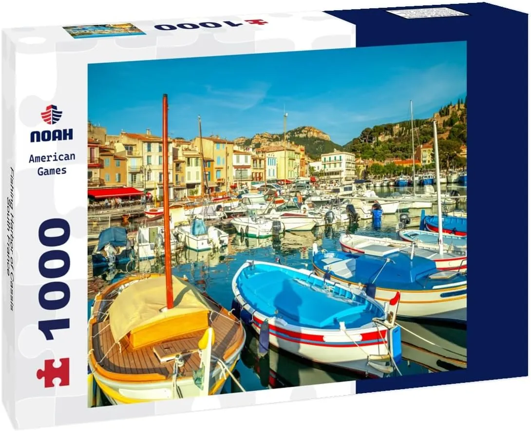 Noah Jigsaw Puzzle Fishing Harbor of Cassis, South France 1000 Pieces