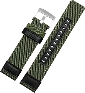 Nylon Canvas Watch Band 20mm 22mm 24mm Sport Quick Release Replacement Bracelet Men Women Universal Strap