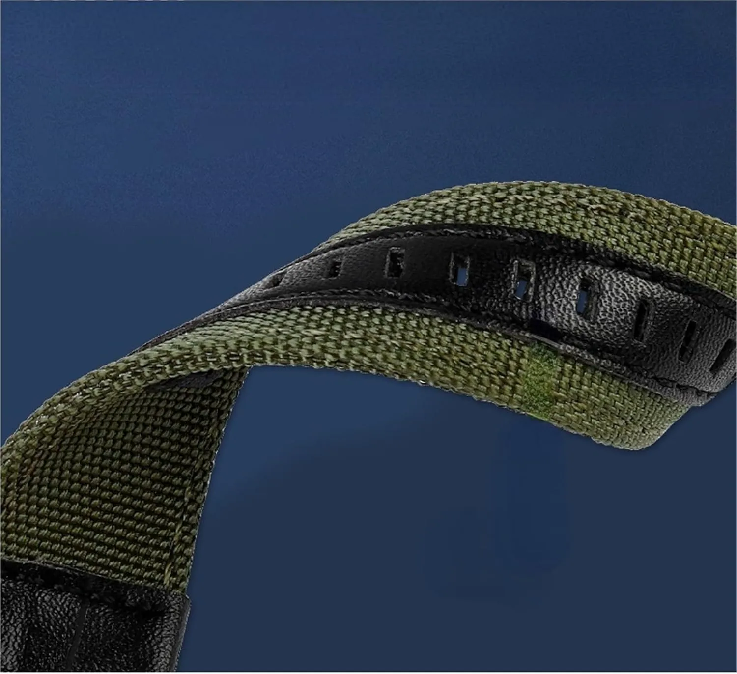 Nylon Canvas Watch Band 20mm 22mm 24mm Sport Quick Release Replacement Bracelet Men Women Universal Strap