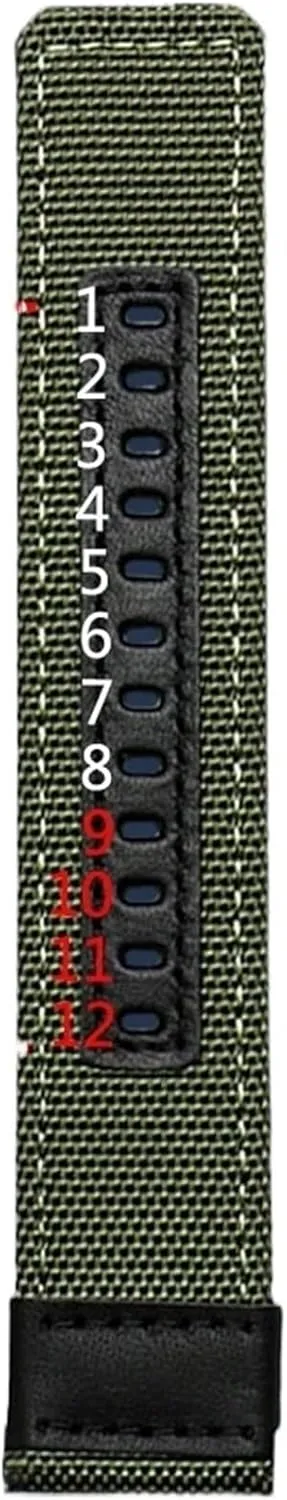 Nylon Canvas Watch Band 20mm 22mm 24mm Sport Quick Release Replacement Bracelet Men Women Universal Strap